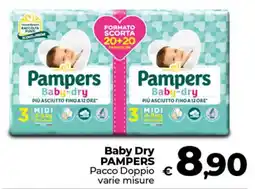 Ipercoop Baby Dry PAMPERS offerta