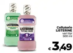 Ipercoop Collutorio LISTERINE offerta