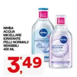 Sisa NIVEA ACQUA MICELLARE IDRATANTE PELLI NORMALI/SENSIBILI offerta