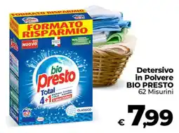 Ipercoop Detersivo in Polvere BIO PRESTO offerta