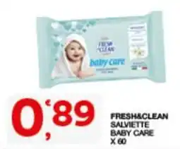 Sisa FRESH&CLEAN SALVIETTE BABY CARE offerta