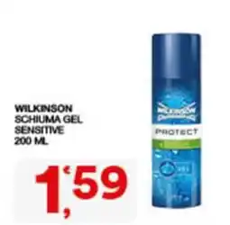 Sisa WILKINSON SCHIUMA GEL SENSITIVE offerta