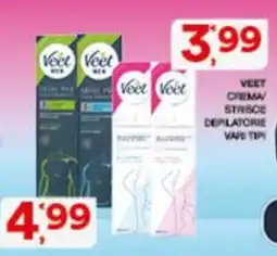 Sisa VEET CREMA/STRISCE DEPILATORIE VARI TIPI offerta