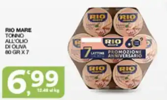 Sisa RIO MARE TONNO ALL'OLIO DI OLIVA offerta