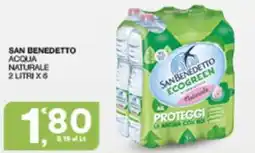Sisa San Benedetto Acqua Naturale offerta