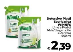 Ipercoop Detersivo Piatti Ecoricarica WINNI'S offerta