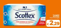 Ipercoop Tovaglioli SCOTTEx offerta