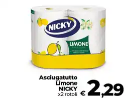 Ipercoop Asciugatutto Limone NICKY offerta