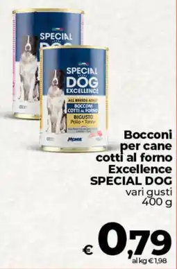 Ipercoop Bocconi per cane cotti al forno Excellence SPECIAL DOG offerta