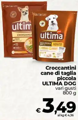 Ipercoop Croccantini cane di taglia piccola ULTIMA DOG offerta