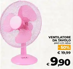 Ipercoop VENTILATORE DA TAVOLO offerta