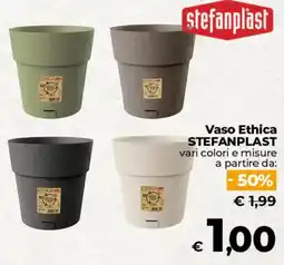Ipercoop Vaso ethica stefanplast offerta
