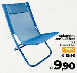 Ipercoop Spiaggina con Cuscino FZ offerta