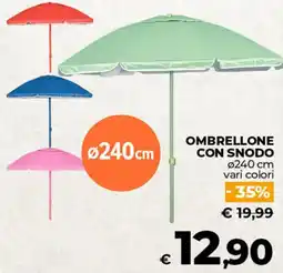 Ipercoop OMBRELLONE CON SNODO offerta