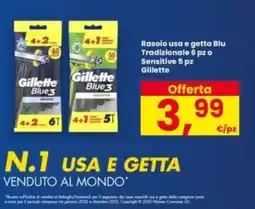 Interspar Rasoio usa e getta Blu Gillette offerta