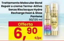 Interspar Trattamento Molecular Bond Repair o crema Termo-Attiva Senza Risciacquo Hydra Recharge Heat & Glow Pantene offerta