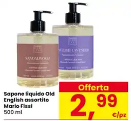 Interspar Sapone liquido Old English assortito Mario Fissi offerta