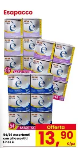 Interspar Assorbenti con ali assortiti Lines è offerta
