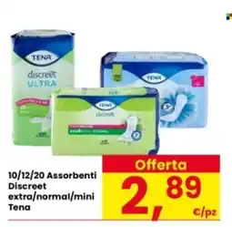 Interspar Assorbenti Discreet Tena offerta