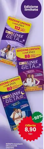 Interspar 80/88/112 Assorbenti Lines Seta offerta
