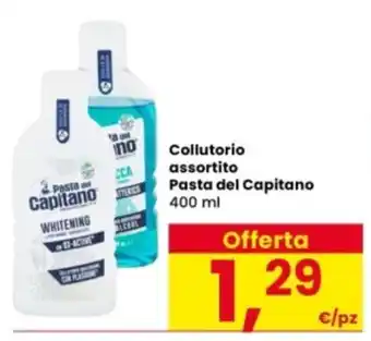 Interspar Collutorio assortito Pasta del Capitano offerta