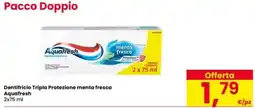 Interspar Dentifricio Tripla Protezione menta fresca Aquafresh offerta