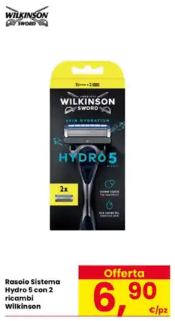 Interspar Rasoio Sistema Hydro 5 Wilkinson offerta