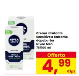 Interspar Crema idratante Sensitive o balsamo dopobarba Nivea Men offerta