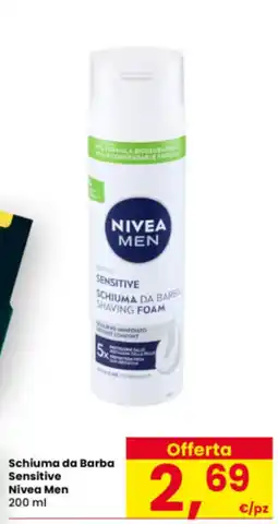 Interspar Schiuma da Barba Sensitive Nivea Men offerta