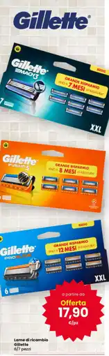 Interspar Lame di ricambio Gillette offerta