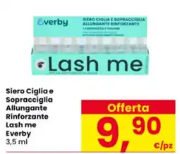 Interspar Siero Ciglia e Sopracciglia Allungante Rinforzante Lash me Everby offerta