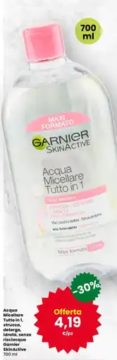 Interspar Acqua Micellare Tutto in 1 Garnier SkinActive offerta