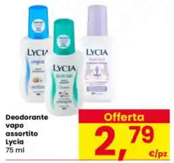 Interspar Deodorante vapo assortito Lycia offerta