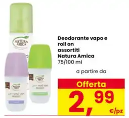 Interspar Deodorante vapo e roll on assortiti Natura Amica offerta