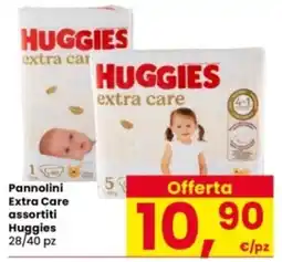 Interspar Pannolini Extra Care assortiti Huggies offerta