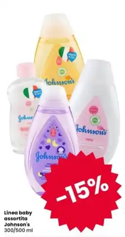 Interspar Linea baby assortita Johnson's offerta