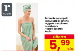 Interspar Turbante per capelli Rubin offerta