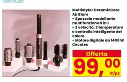 Interspar Multistyler CeramicCare AirGlam Cecotec offerta