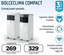 Sinergy Olimpia splendid dolceclima compact Climatizzatori portatili offerta