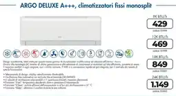 Sinergy ARGO DELUXE A+++, climatizzatori fissi monosplit offerta