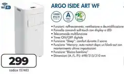 Sinergy Argo iside art WF Climatizzatori portatili offerta