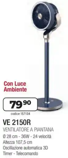 Sinergy DCG Ventilatori a Piantana VE 2150R offerta