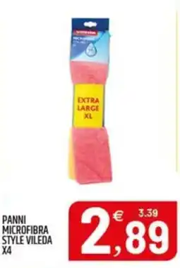 Ard Discount Panni microfibra style Vileda offerta