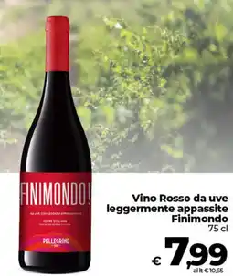 Ipercoop Vino Rosso da uve leggermente appassite Finimondo offerta