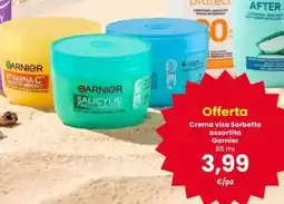 Interspar Crema viso Sorbetto Garnier offerta