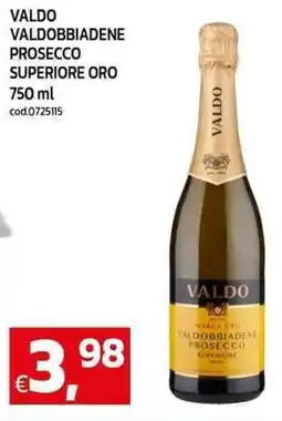 C+C Cash and Carry Valdo valdobbiadene prosecco superiore oro offerta
