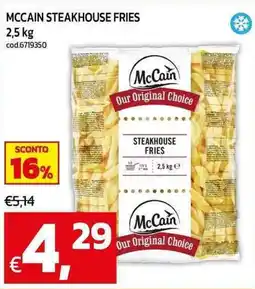 C+C Cash and Carry Mccain steakhouse fries offerta