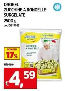 C+C Cash and Carry Orogel zucchine a rondelle surgelate offerta
