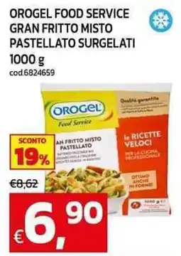 C+C Cash and Carry Orogel food service gran fritto misto pastellato surgelati offerta