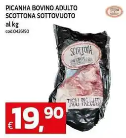 C+C Cash and Carry Picanha bovino adulto scottona sottovuoto offerta